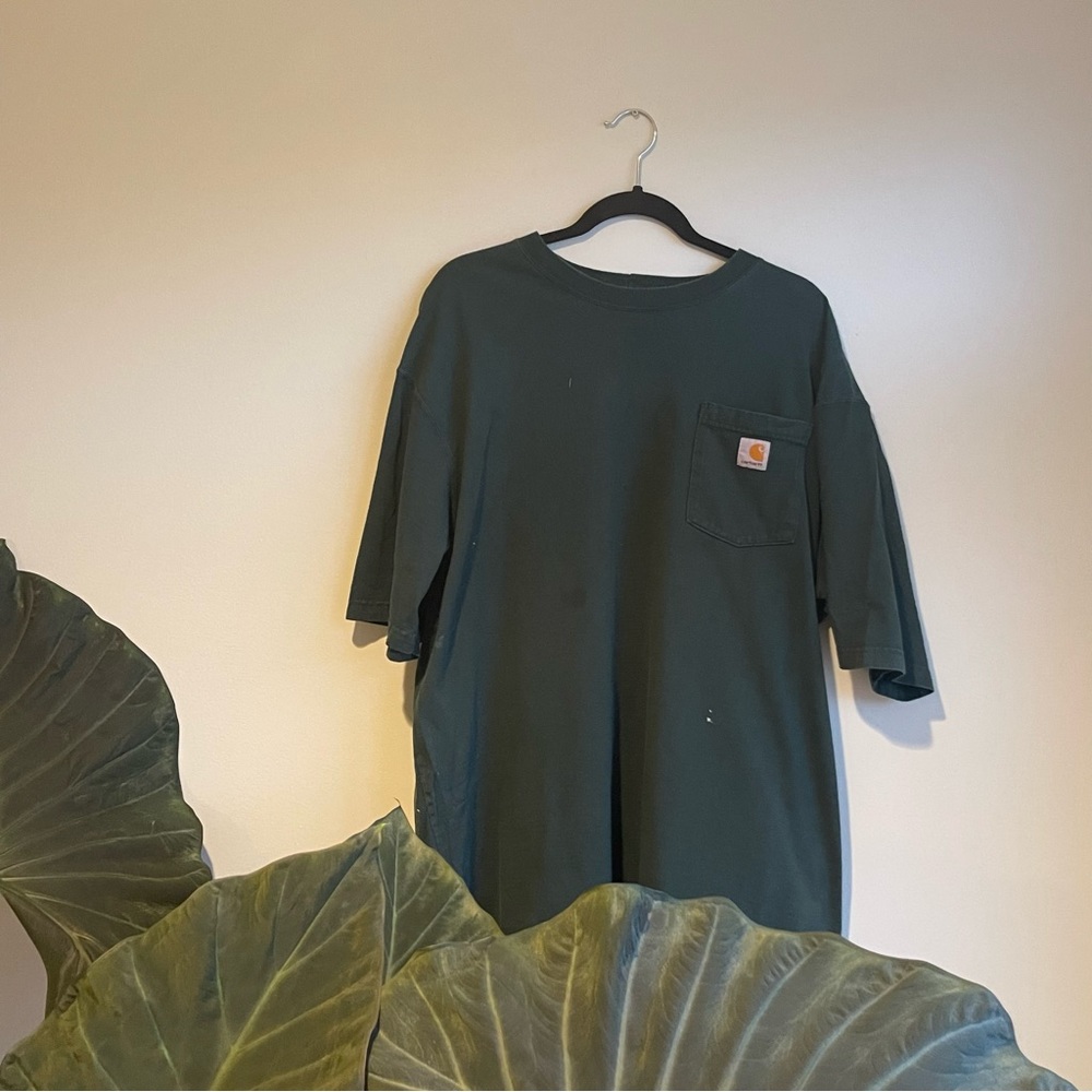 Carhartt Hunter Green Work TShirt (XL)